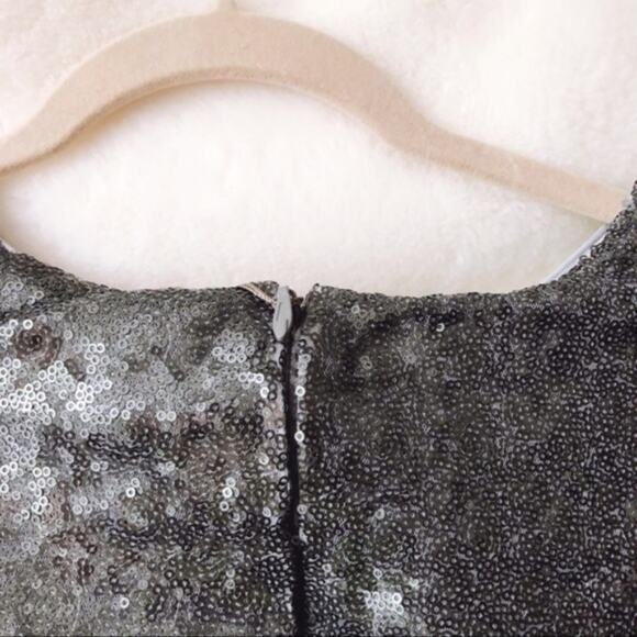 New York & Company Gray Sequin Sheath Dress - Picture 5 of 7